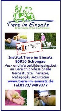 Institut Tiere im Einsatz